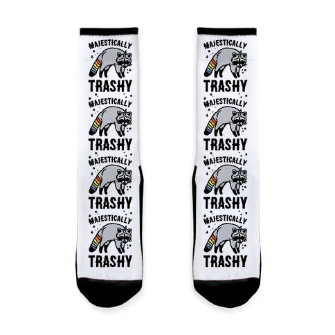 Majestically Trashy Raccoon  Socks